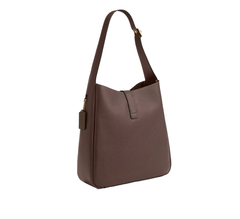 Coach Women's Hadley Large Shoulder Bag Gold/Dark Stone