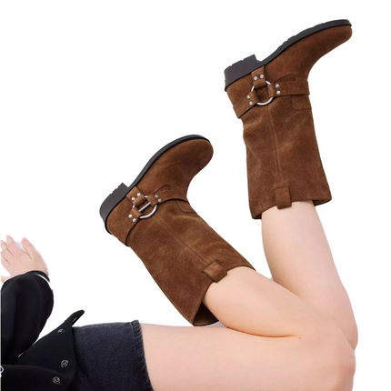 Coach Women's Harness Boot Suede/Sable