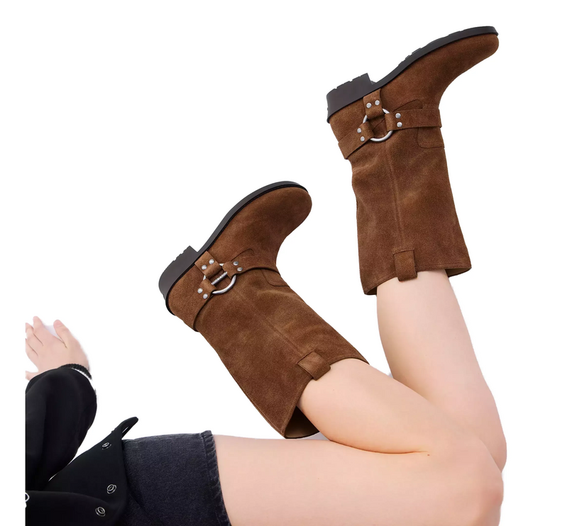 Coach Women's Harness Boot Suede/Sable