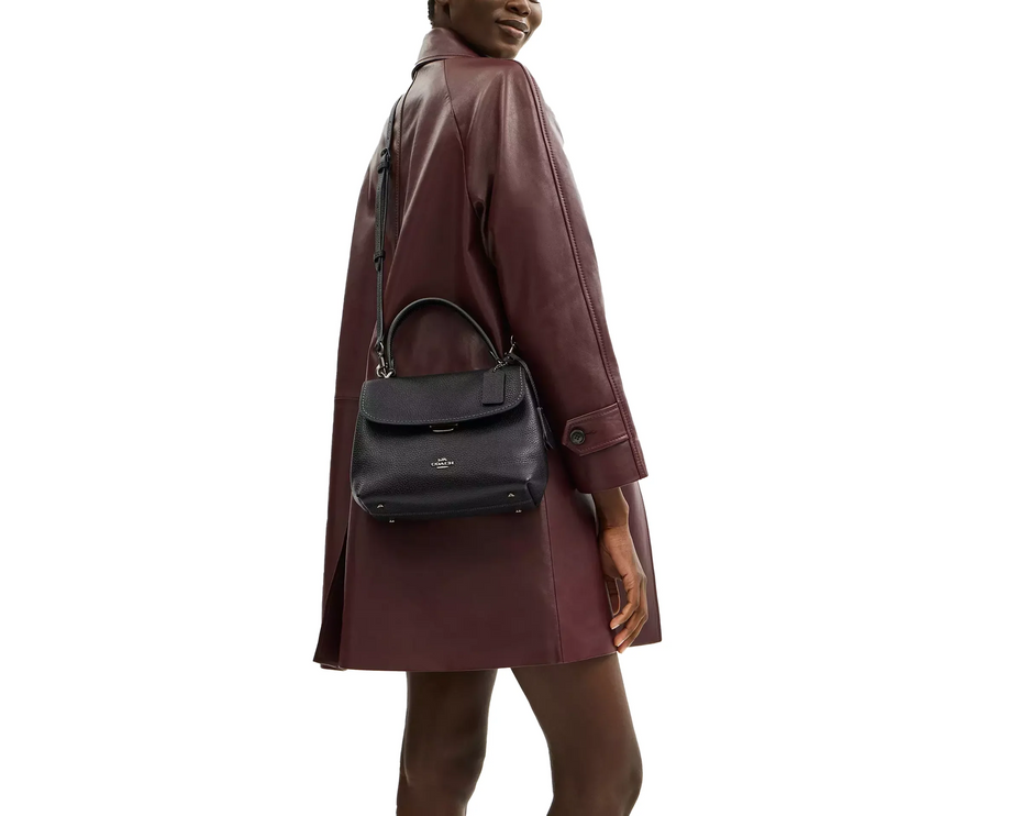 Coach Women's Emory Top Handle Bag Gunmetal/Black