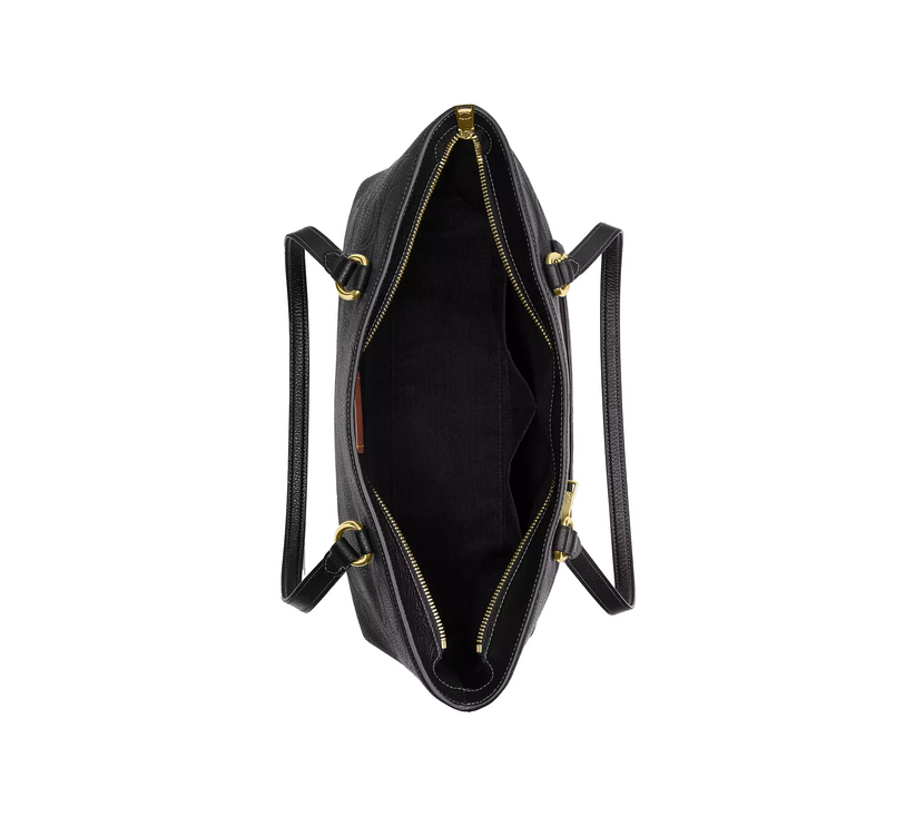 Coach Women's Station Tote Bag In Signature Leather Gold/Black