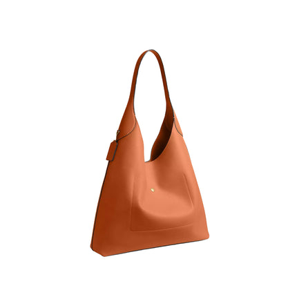 Coach Women's Brooklyn Shoulder Bag 28 Brass/Toffee