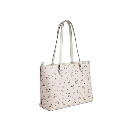 Coach Women's Station Tote Bag With Star Print Novelty Leather/Silver