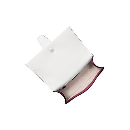 Michael Kors Women's Greenwich Small Color-Block Signature Logo Crossbody Bag Dark Raspberry Multi