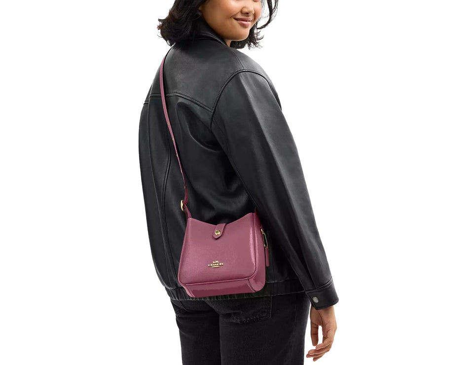 Coach Women's Hadley Mini Crossbody Bag Pink/Gold