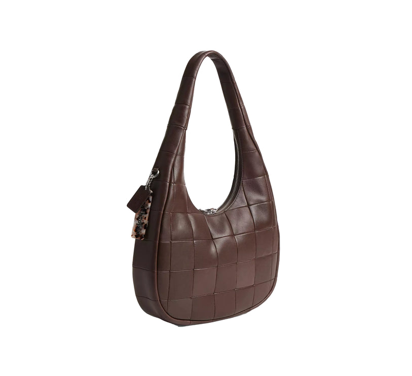 Coach Women's Alter/Ego Crescent Shoulder Bag In Upcrafted Leather Maple