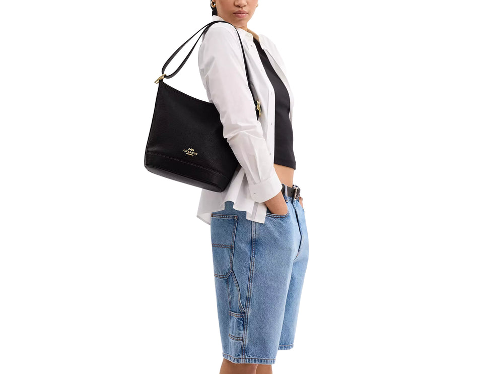 Coach Women's Jude Duffle Bag Gold/Black