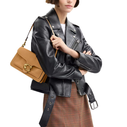 Coach Women's Tabby Shoulder Bag 26 Brass/Biscuit