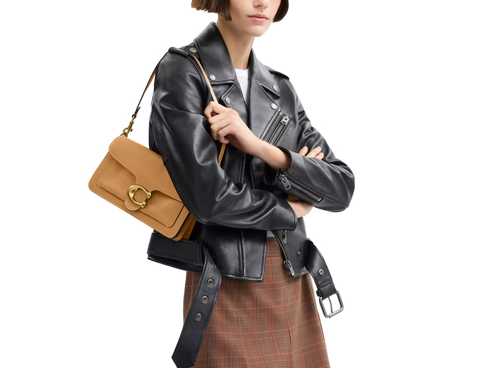 Coach Women's Tabby Shoulder Bag 26 Brass/Biscuit