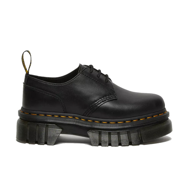 Dr. Martens Women's Audrick Nappa Leather Platform Shoes Black