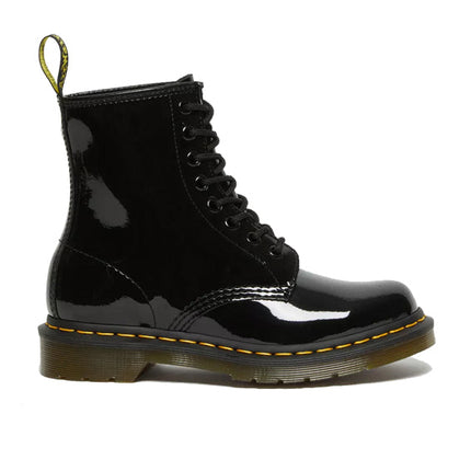 Dr. Martens Unisex 1460 Patent Leather Lace Up Boots Black