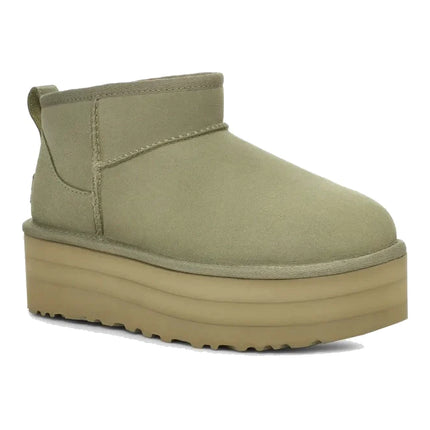 UGG Women's Classic Ultra Mini Platform Shaded Clover - Özel İndirim - Hemen Kargoda