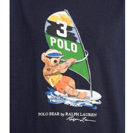 Polo Ralph Lauren Men's Surfing Polo Bear Tee Navy