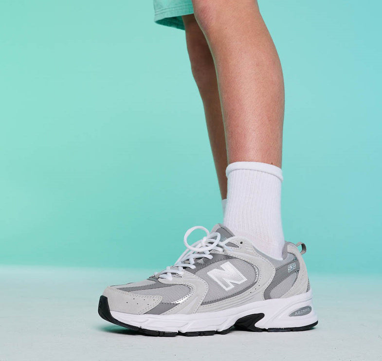 New Balance 530 Raincloud with Shadow Grey and Silver Metallic MR530CK - Hemen Kargoda