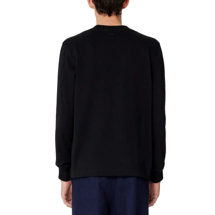 AMI Alexandre Mattiussi Unisex Ami de Coeur Long Sleeves T-Shirt Black