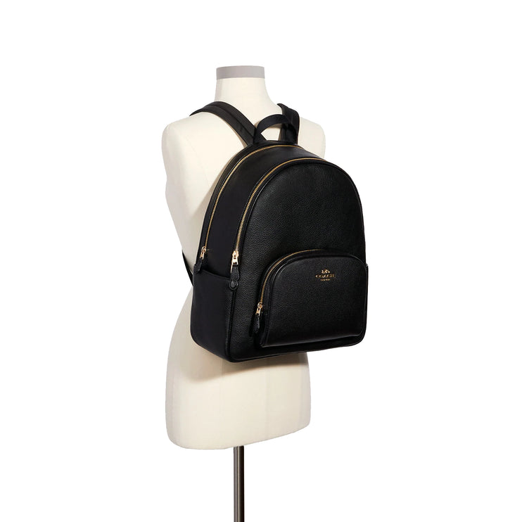 Coach Women's Large Court Backpack Gold/Black