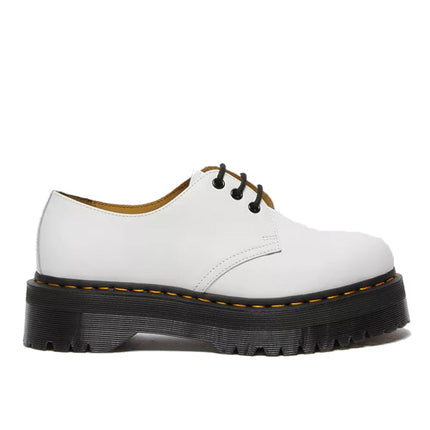 Dr. Martens Women's 1461 Smooth Leather Platform Shoes White