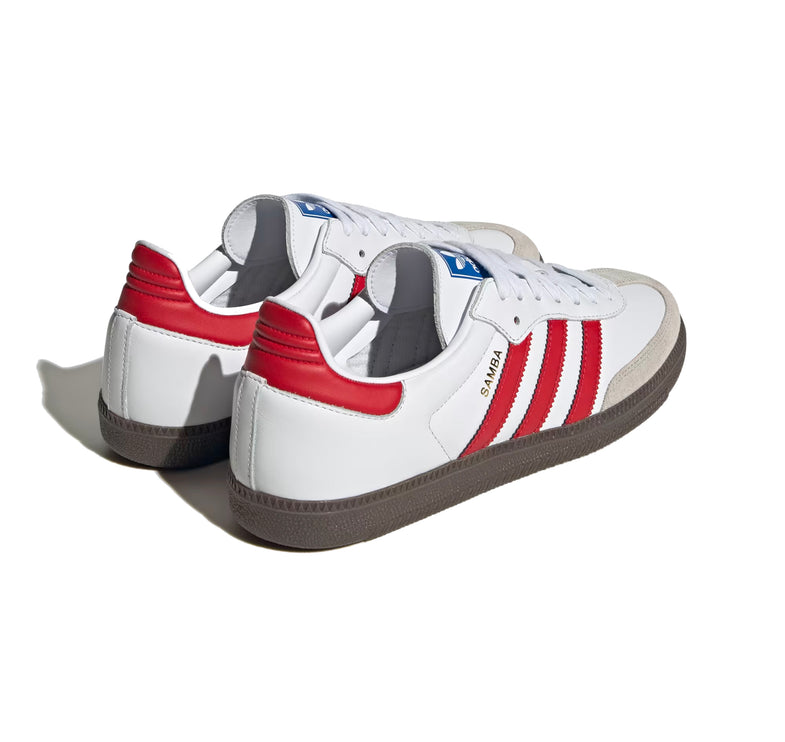 Adidas Samba OG Shoes Cloud White/Better Scarlet/Supplier Colour IG1025