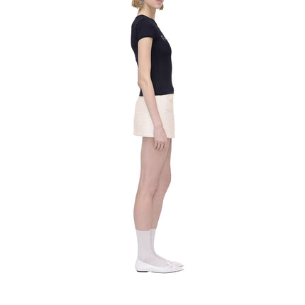 Marc Jacobs Women's Charm Logo Shrunken Tee Black