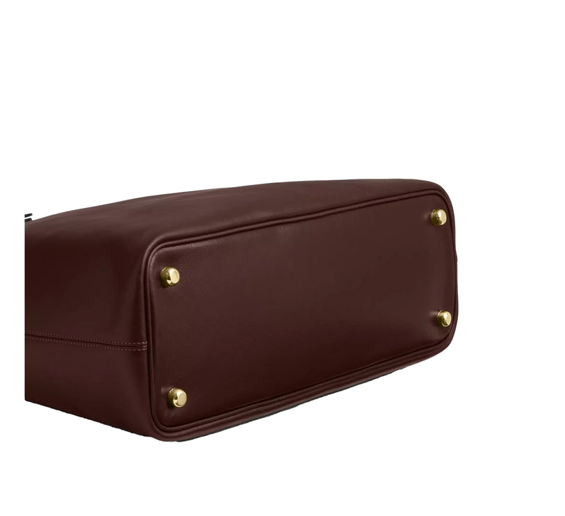 Coach Women's Easton Tote Bag Smooth Leather Gold/Maple