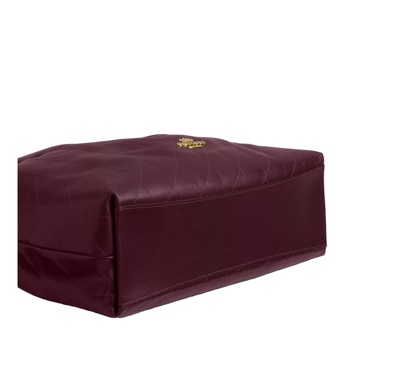 Coach Women's Evelyn Large Shoulder Bag With Quilting Gold