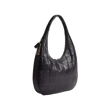 Coach Women's Alter/Ego Large Crescent Shoulder Bag In Upcrafted Leather Black