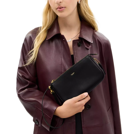 Coach Women's Plaza Bag Brass/Black