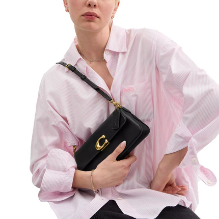 Coach Women's Jet Shoulder Bag Brass/Black