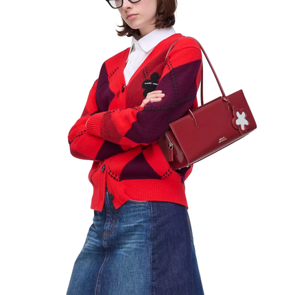 Marc Jacobs Women's The Glam Mirror Satchel Bag Siren