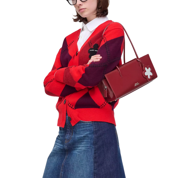 Marc Jacobs Women's The Glam Mirror Satchel Bag Siren