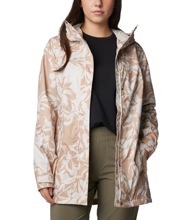 Columbia Women's Splash A Little III Printed Jacket Canoe Leafall Print