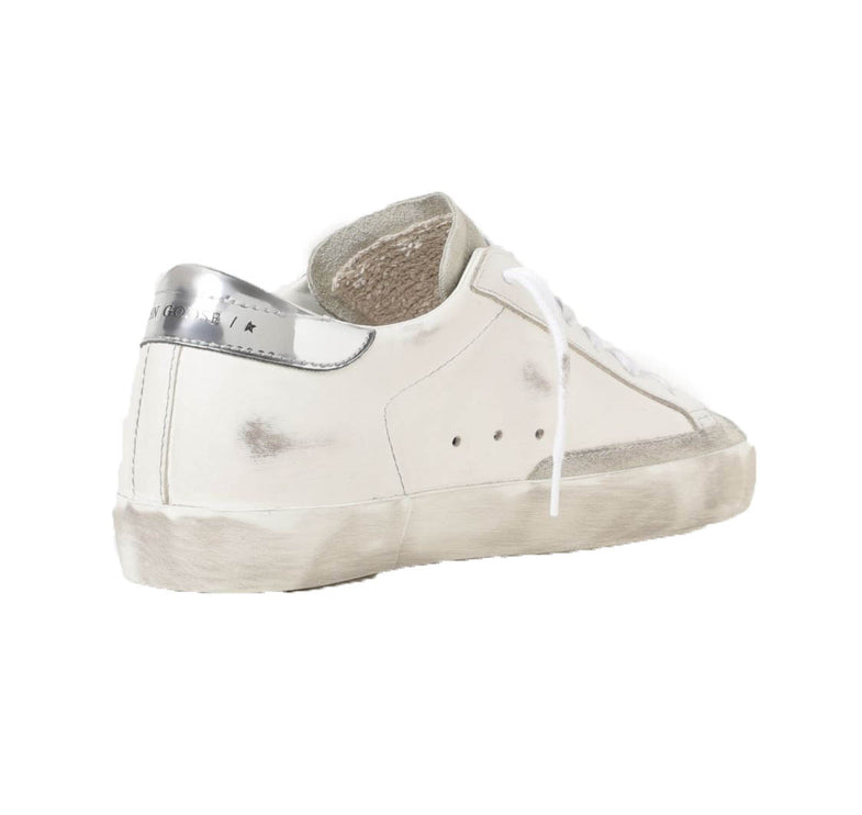 Golden Goose Women's Super Star Sneakers White/Silver/Shine