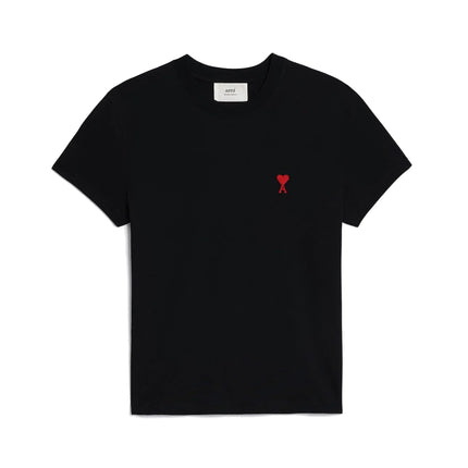 AMI Alexandre Mattiussi Unisex Ami de Coeur Small Logo T-Shirt Black