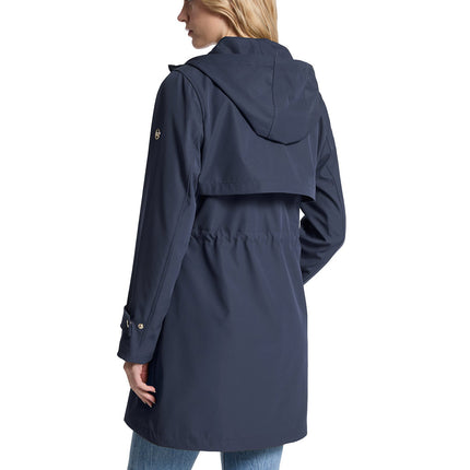 Michael Kors Women's 2-in-1 Water-Resistant Anorak Midnight Blue
