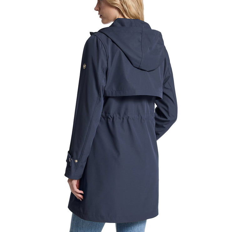 Michael Kors Women's 2-in-1 Water-Resistant Anorak Midnight Blue