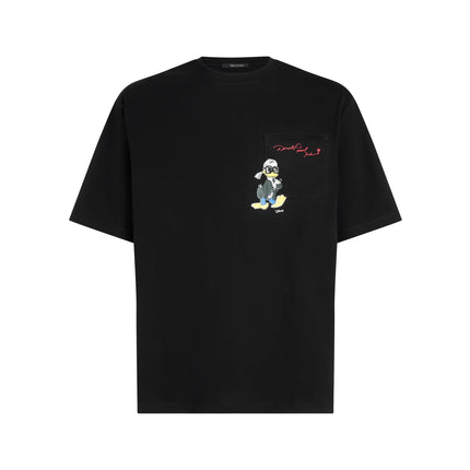 Disney x KARL LAGERFELD Men's Pocket T-Shirt Black