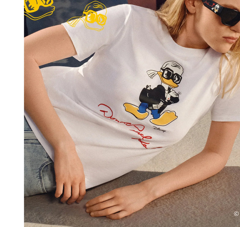 Disney x KARL LAGERFELD Women's T-Shirt White
