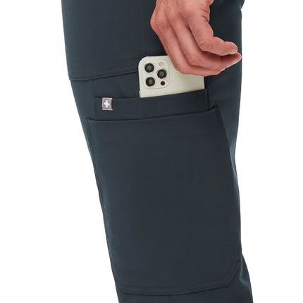 FIGS Men's Cairo Cargo Scrub Pants Dark Harbor