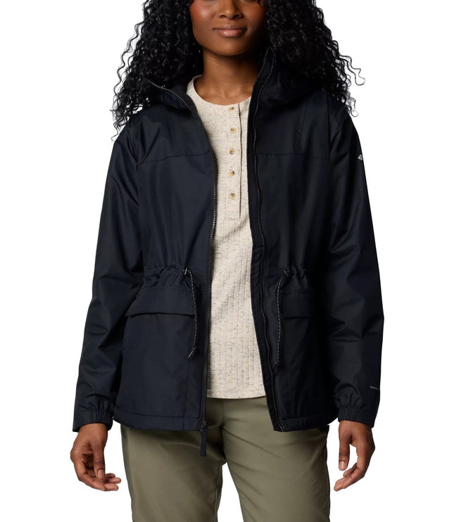 Columbia Women's Sweet Creek II Lined Rain Jacket Black