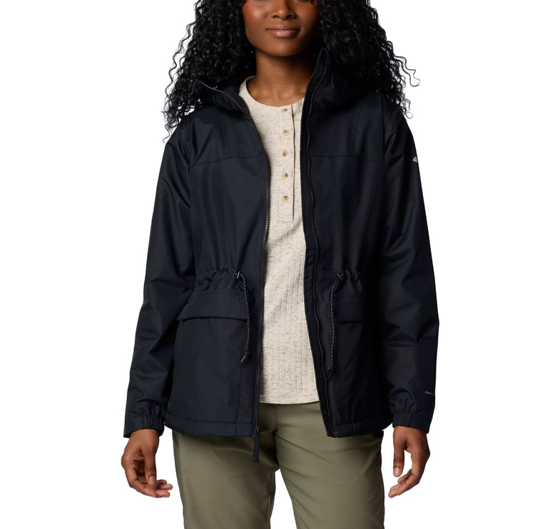 Columbia Women's Sweet Creek II Lined Rain Jacket Black