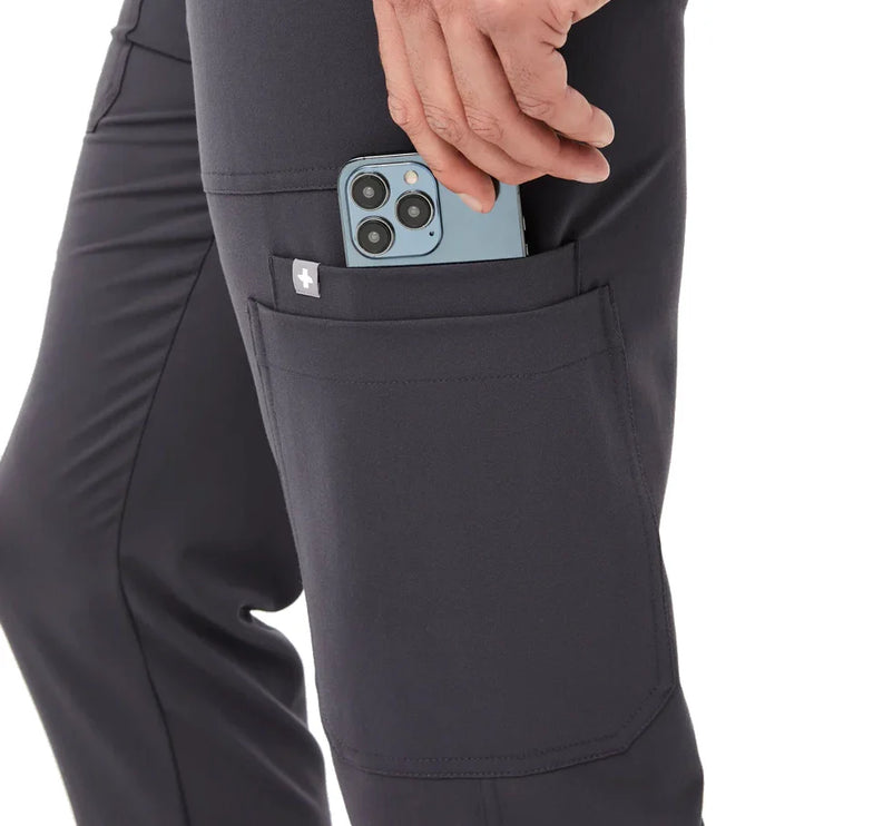 FIGS Men's Cairo Cargo Scrub Pants Charcoal