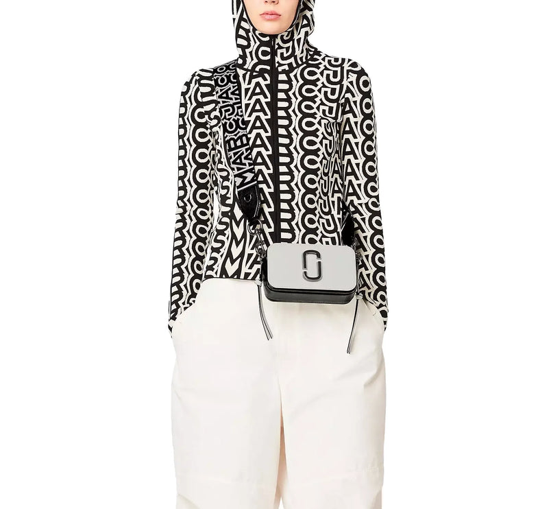 Marc Jacobs Women's The Bi-Color Snapshot Bag White/Black