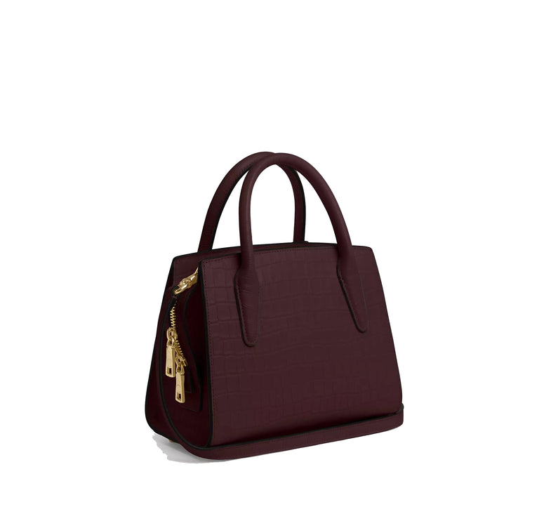 Coach Women's Andrea Carryall Bag Gold/Merlot