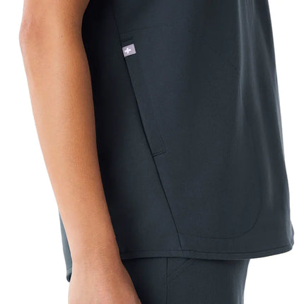 FIGS Women's Rafaela Oversized Scrub Top Dark Harbor