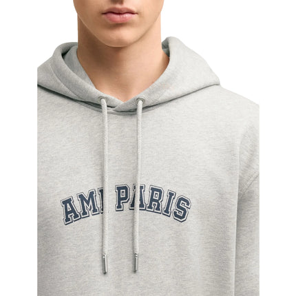 AMI Alexandre Mattiussi Unisex Hoodie Grey Ash Grey