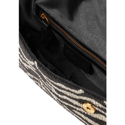 STAUD Women's Tommy Beaded Bag Black/White
