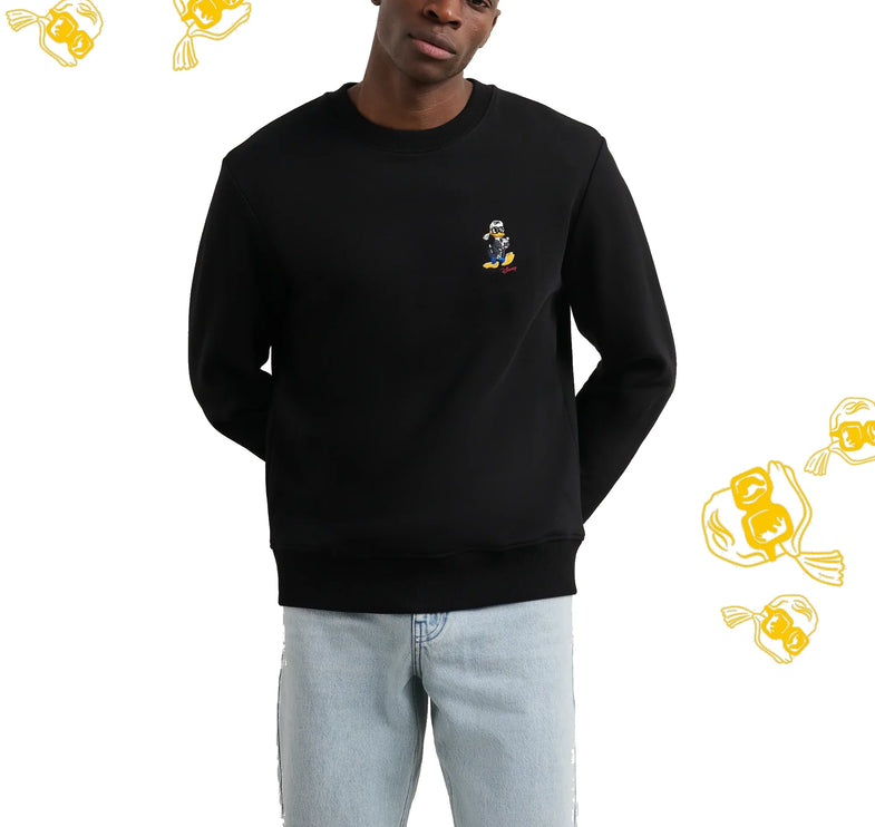Disney x KARL LAGERFELD Men's Initial Sweatshirt Black