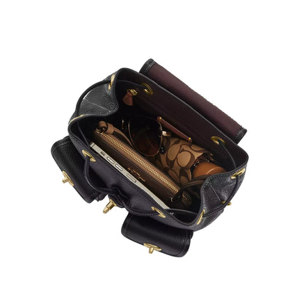 Coach Women's Hadley Backpack Gold/Black