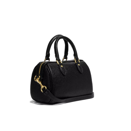 Coach Women's Mini Rowan Crossbody Gold/Black