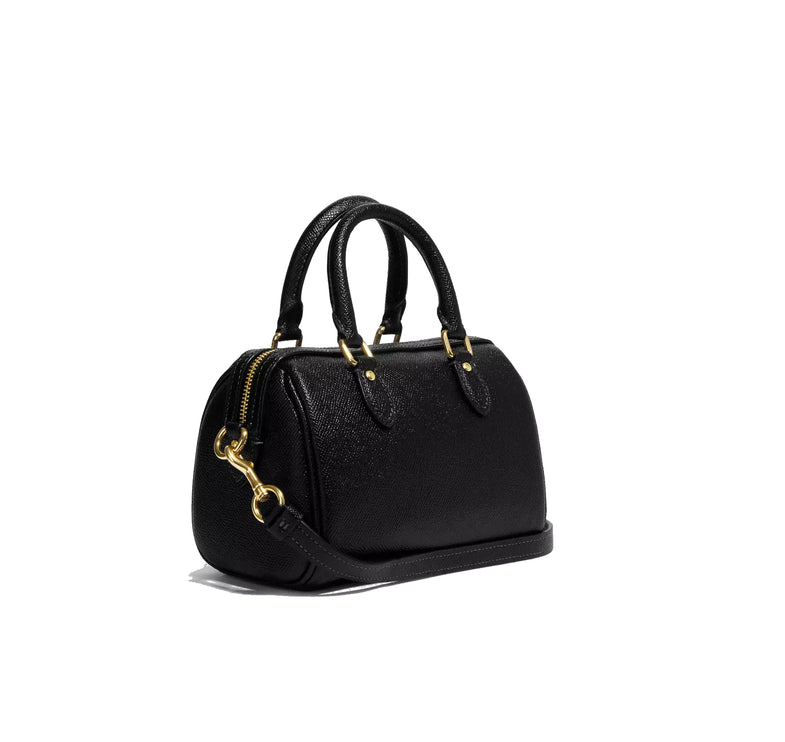 Coach Women's Mini Rowan Crossbody Gold/Black